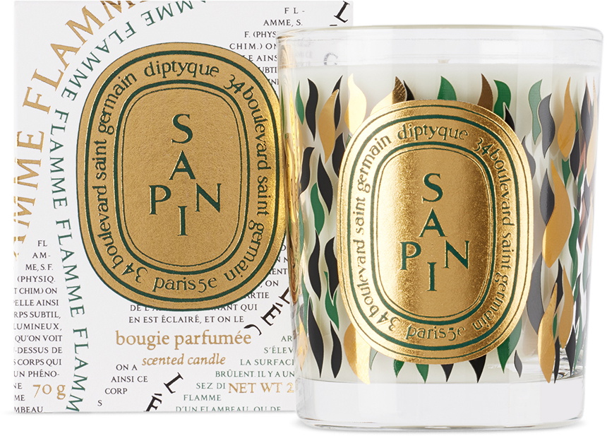 diptyque Mini bougie parfumée Feu de Bois 70 g