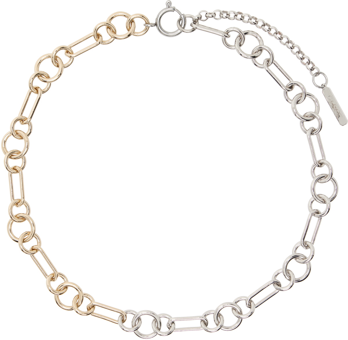 Justine Clenquet Silver & White Marley Necklace Justine Clenquet