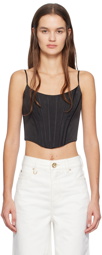 Zimmermann Black Scoop Neck Camisole