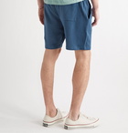 Onia - Saul Loopback Cotton-Jersey Drawstring Shorts - Blue