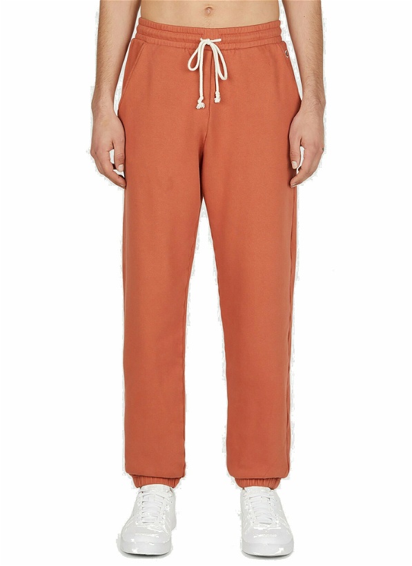Photo: Champion - Logo Embroidery Track Pants in Orange