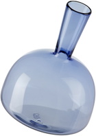 Nate Cotterman SSENSE Exclusive Blue Low Wobble Flow Decanter