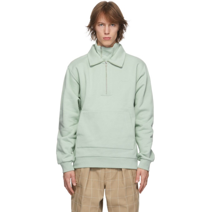 Photo: Jacquemus Green Le Double Sweat Sweater