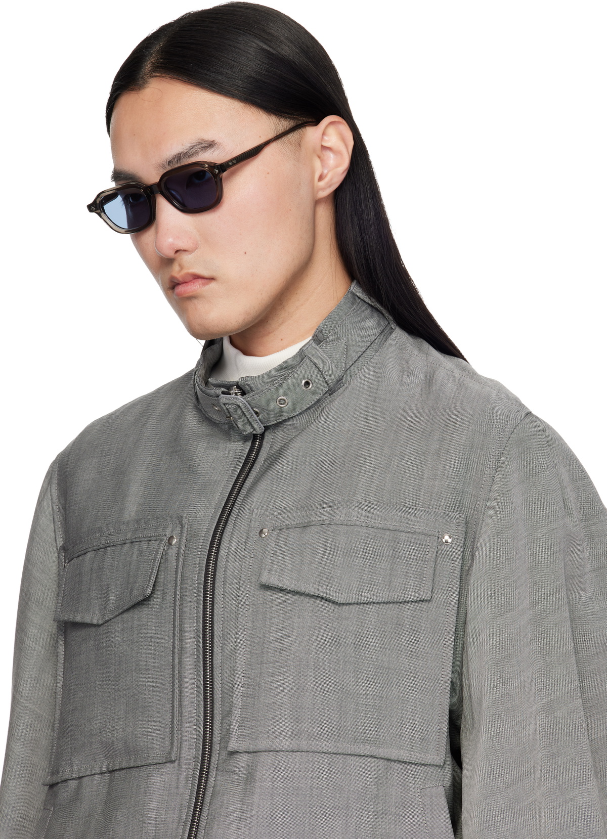 Lunetterie Générale Gray 'Dolce Far Niente' Sunglasses