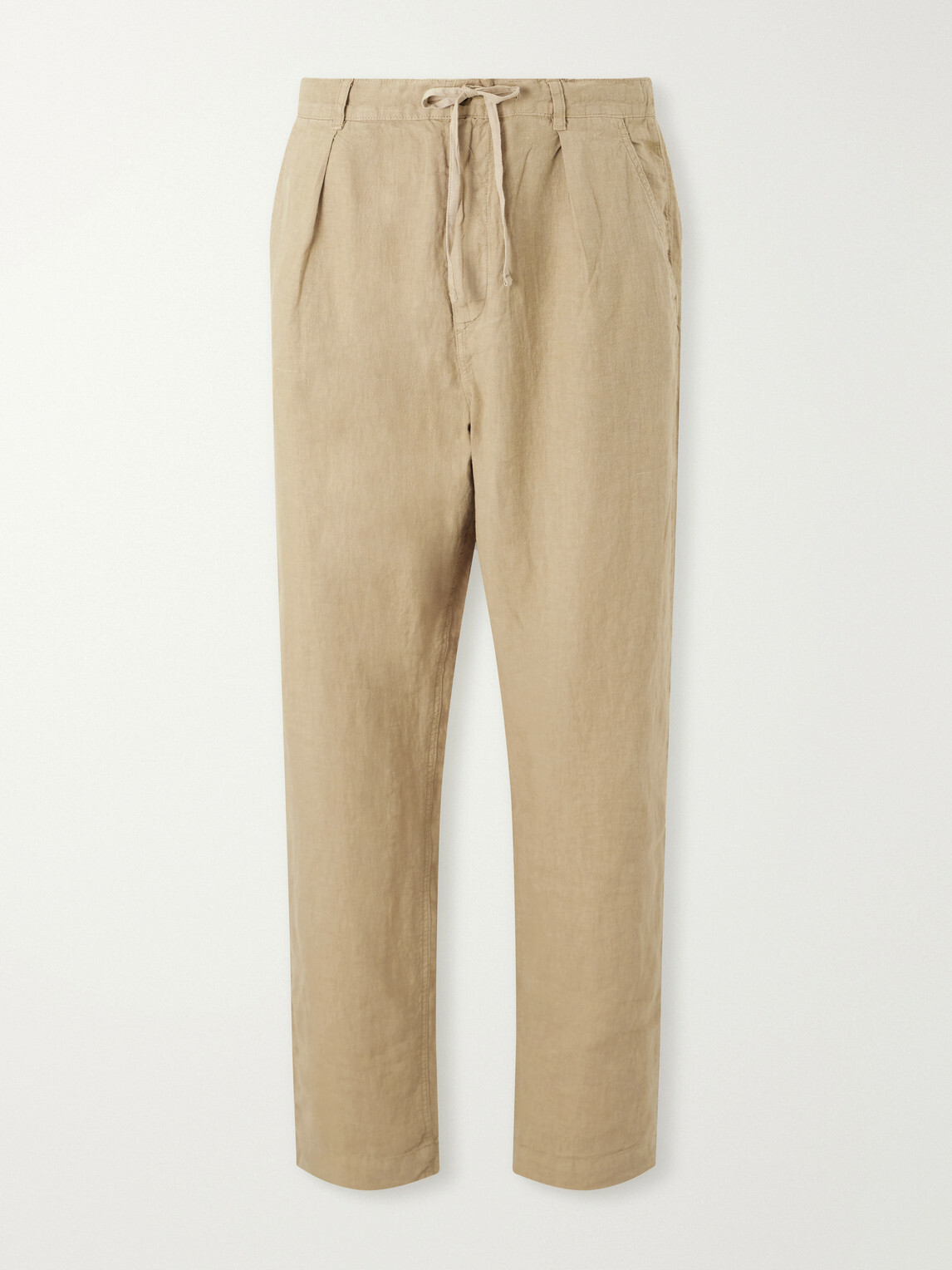 Polo Ralph Lauren - Straight-Leg Pleated Linen Trousers - Neutrals