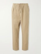 Polo Ralph Lauren - Straight-Leg Pleated Linen Trousers - Neutrals