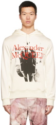 Alexander McQueen Off-White Logo Graphic Hoodie