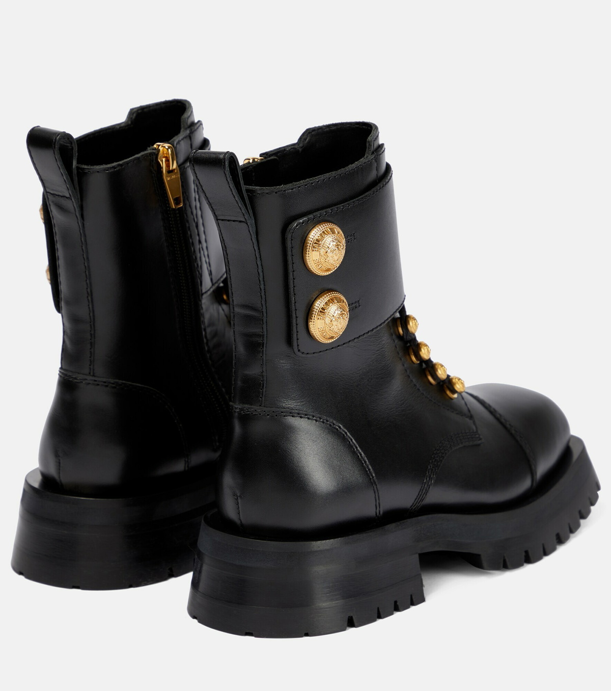 Balmain - Ranger leather boots Balmain