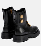 Balmain - Ranger leather boots