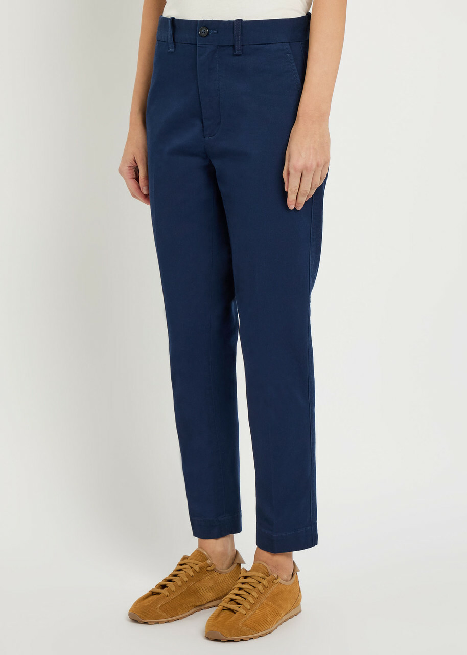 Polo Ralph Lauren Tapered-leg Twill Trousers Navy