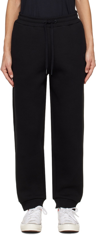 Photo: AMI Paris Black Ami de Cœur Lounge Pants