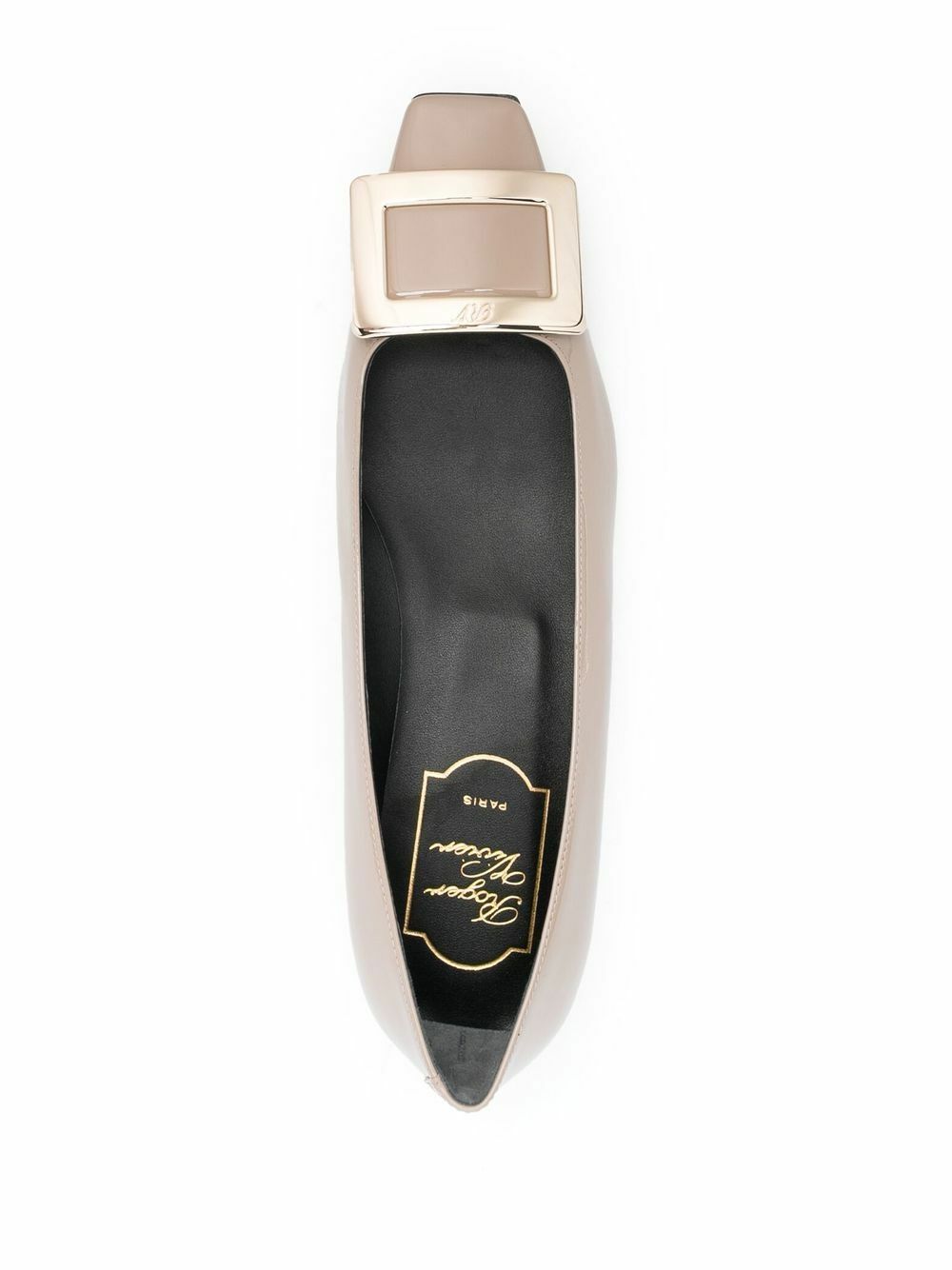 roger vivier belle vivier leather pumps