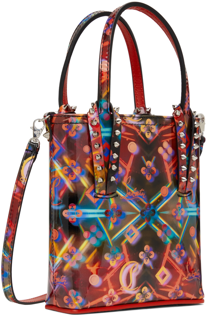 Christian Louboutin Multicolor Leather Small Paloma Tote at