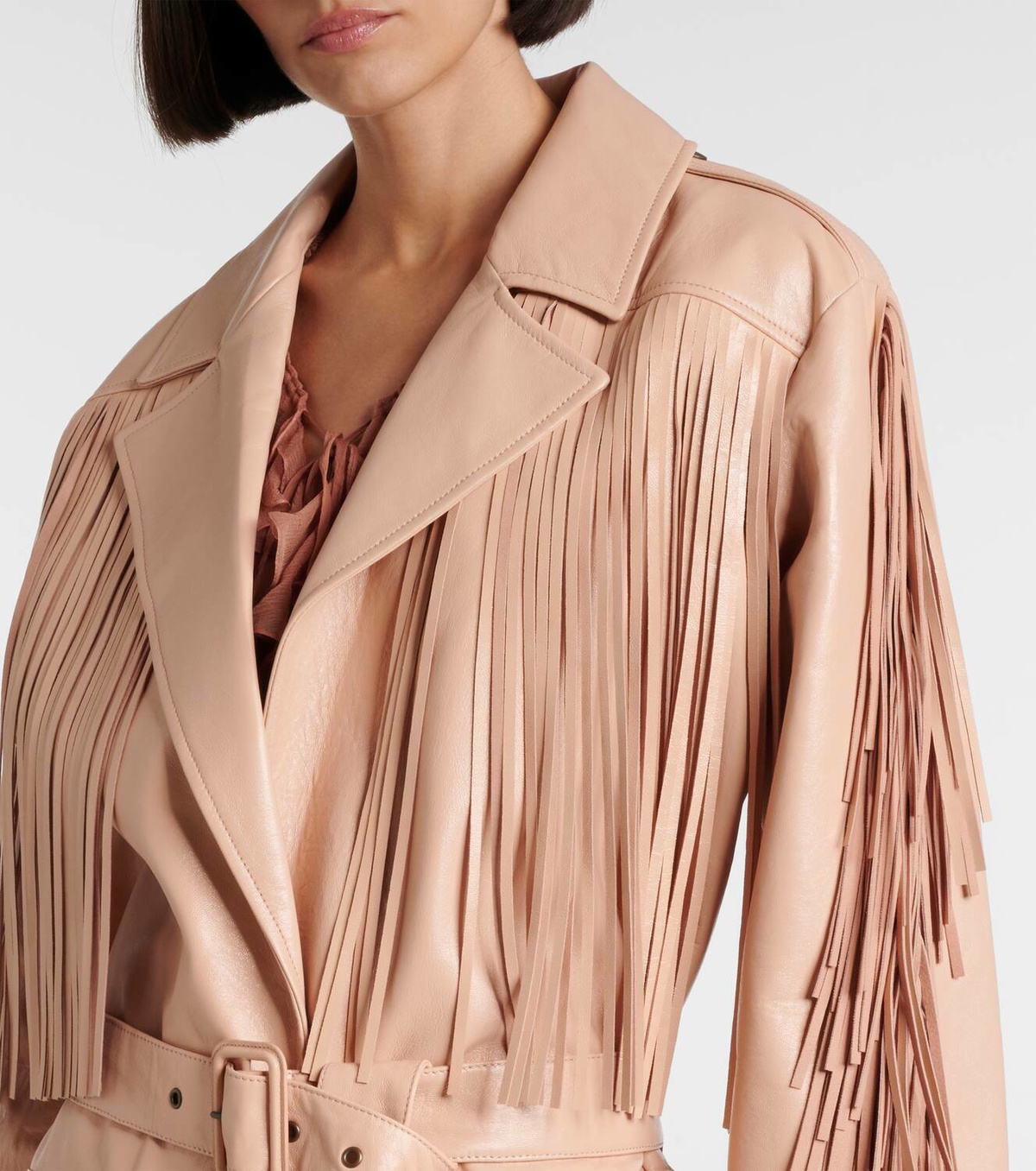 Chloe クロエ シルク サテン ジャケット 三越伊勢丹 | Chloē/クロエ通販 | シャイニーレザー製CHLOÉ