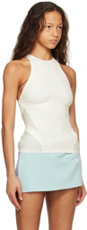 HYEIN SEO White Perforated Tank Top