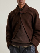 Kaptain Sunshine - Brushed-Cashmere Sweater - Brown