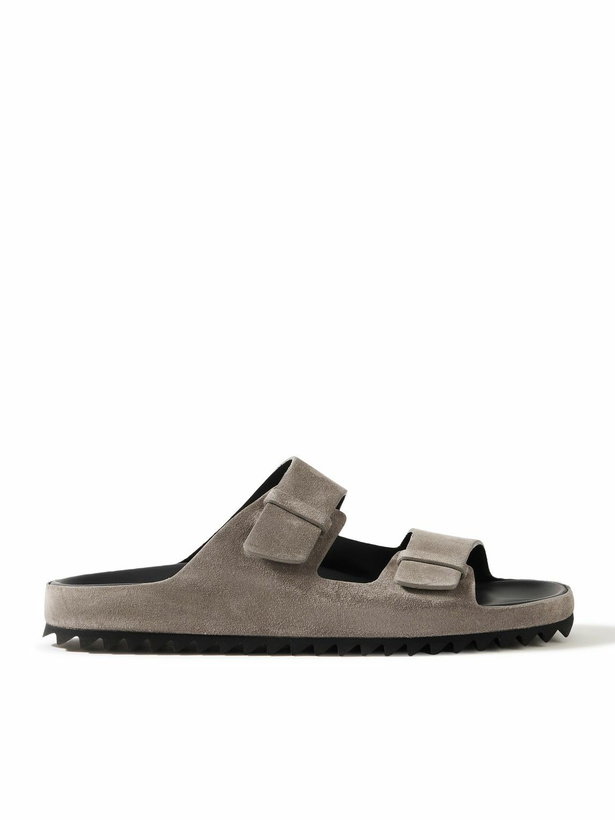 Photo: Officine Creative - Agorà 010 Suede Sandals - Neutrals