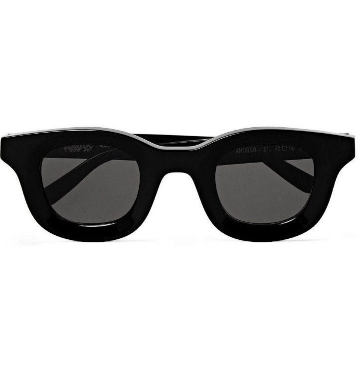 Photo: Rhude - Thierry Lasry Rhodeo Square-Frame Acetate Sunglasses - Black