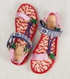 Valentino Garavani Lake Powell crochet-trimmed sandals