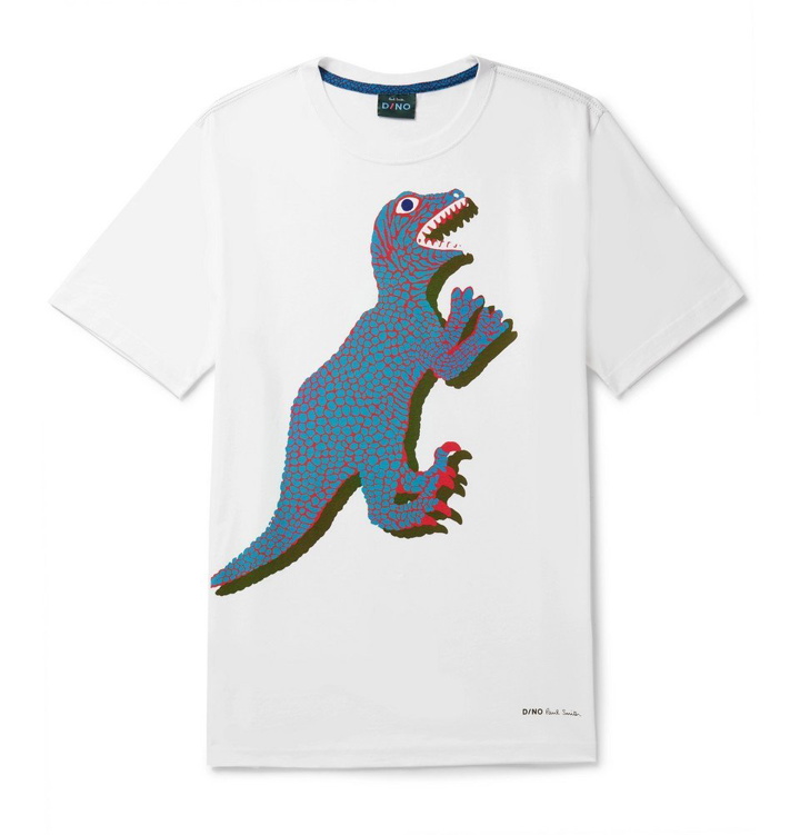 Photo: PS by Paul Smith - Printed Organic Cotton-Jersey T-Shirt - Men - White