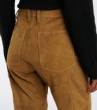Altuzarra Mills suede straight pants