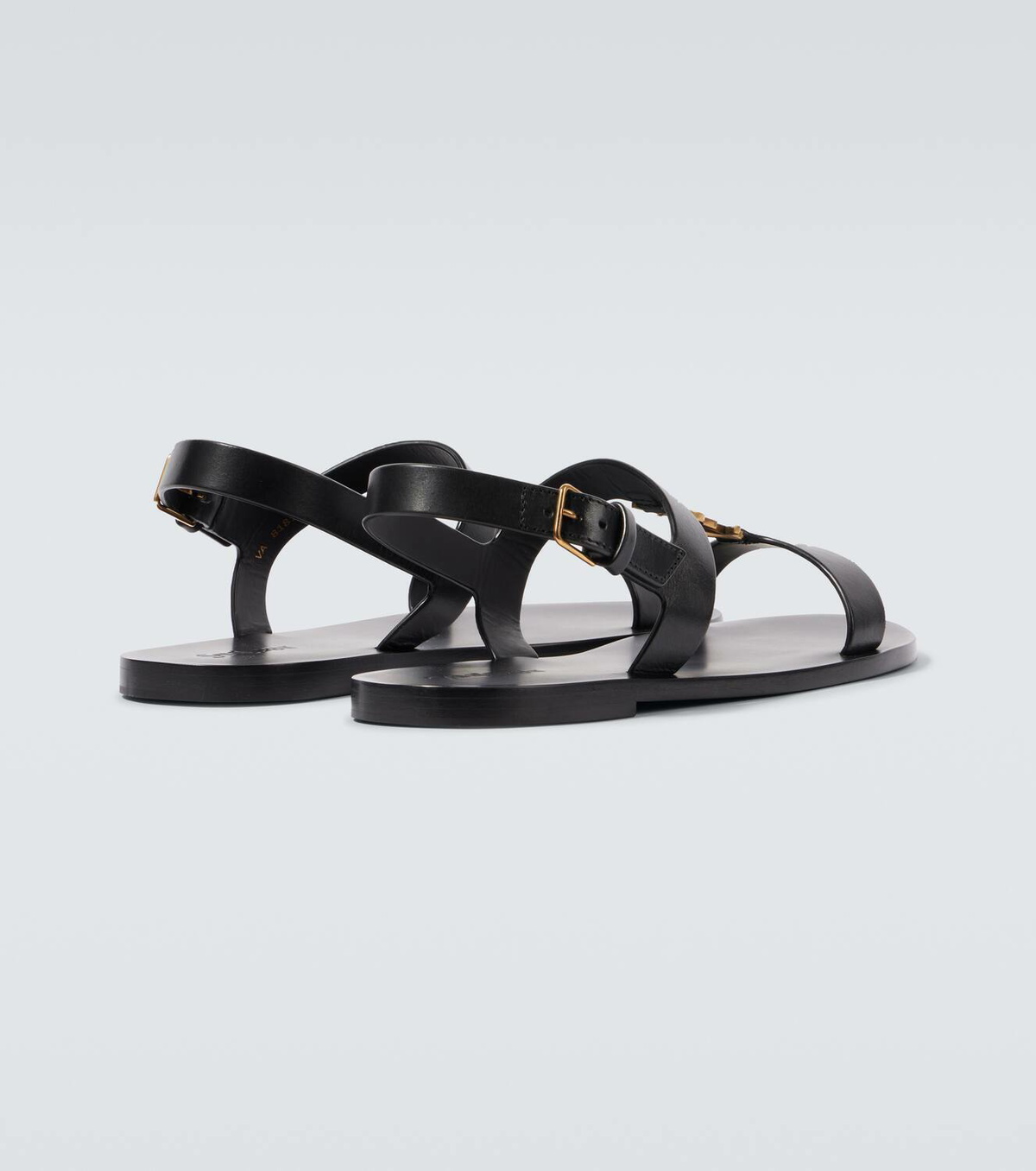Saint Laurent Cassandre leather sandals