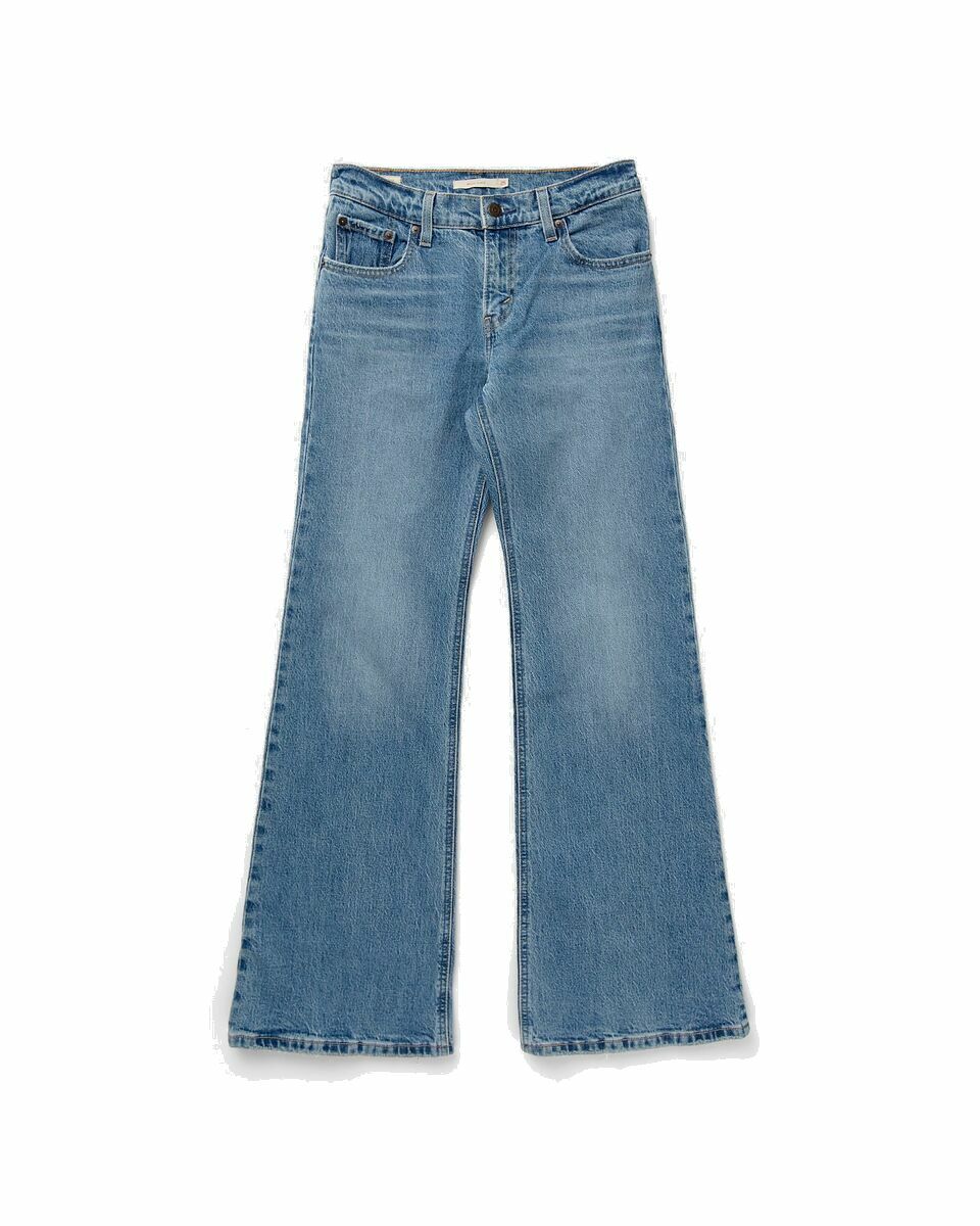 Photo: Levis Middy Flare Med Indigo   Worn In Blue - Womens - Jeans