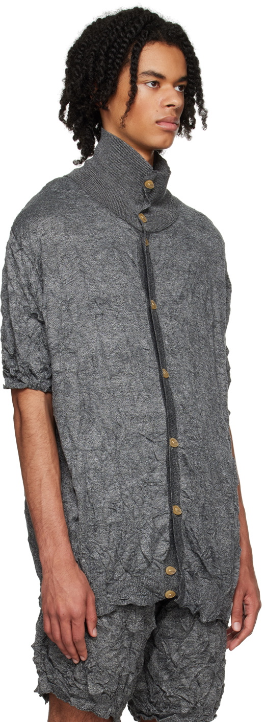 T/SEHNE SSENSE Exclusive Gray Polo
