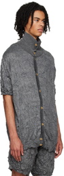 T/SEHNE SSENSE Exclusive Gray Polo