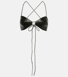 The Sei Leather bra