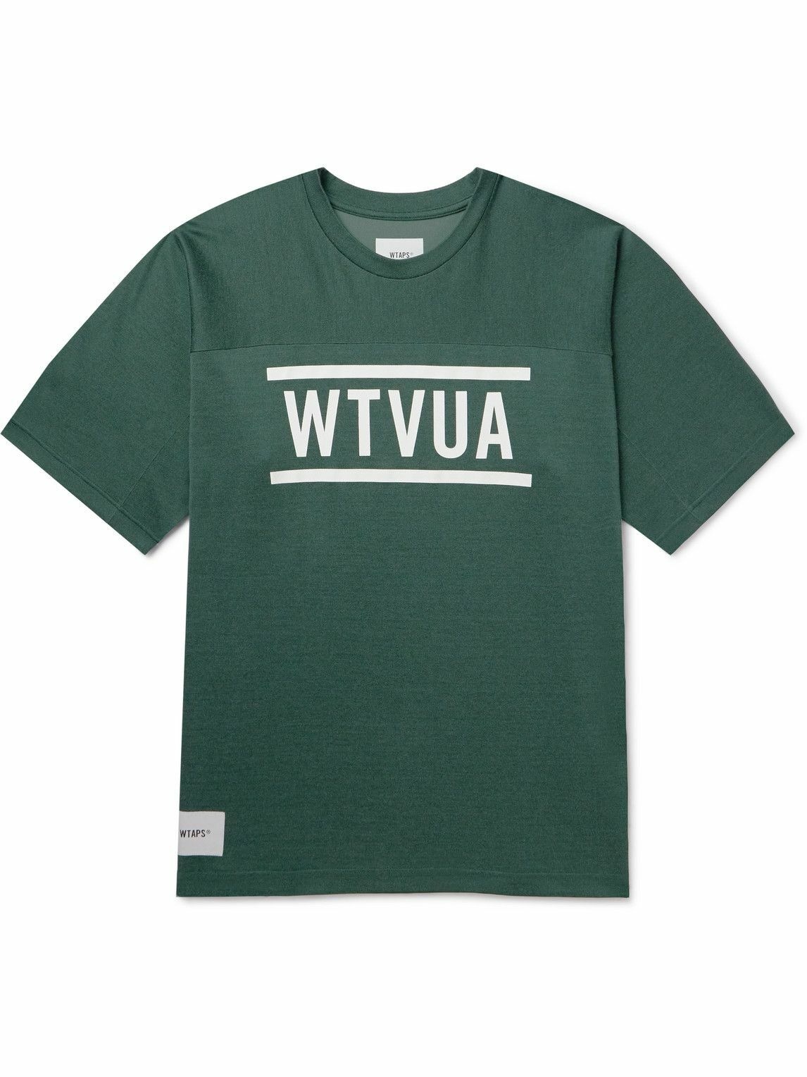WTAPS Men's 27 Logo T-Shirt in Olive Drab WTAPS