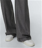 Amiri - Flared wool-blend flannel pants