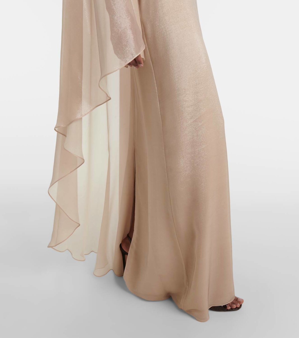 Tom Ford Caped satin gown