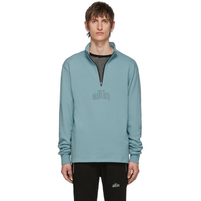 Photo: all in Blue Half-Zip Pullover