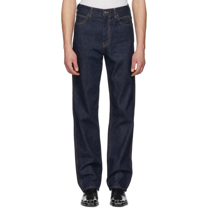 Photo: Calvin Klein 205W39NYC Blue Oversize Jeans 