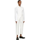 Valentino White Plastron Shirt