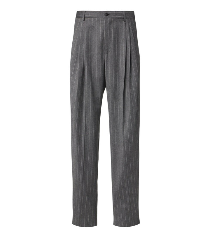 Photo: Dolce&Gabbana Pinstripe virgin wool suit pants