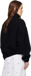Rier Black Fleece Tourbe Sweatshirt
