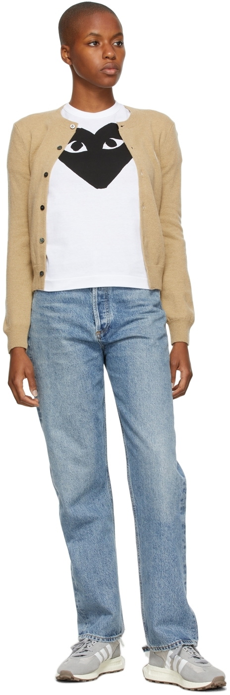 COMME des GARÇONS PLAY Heart Patch Cardigan