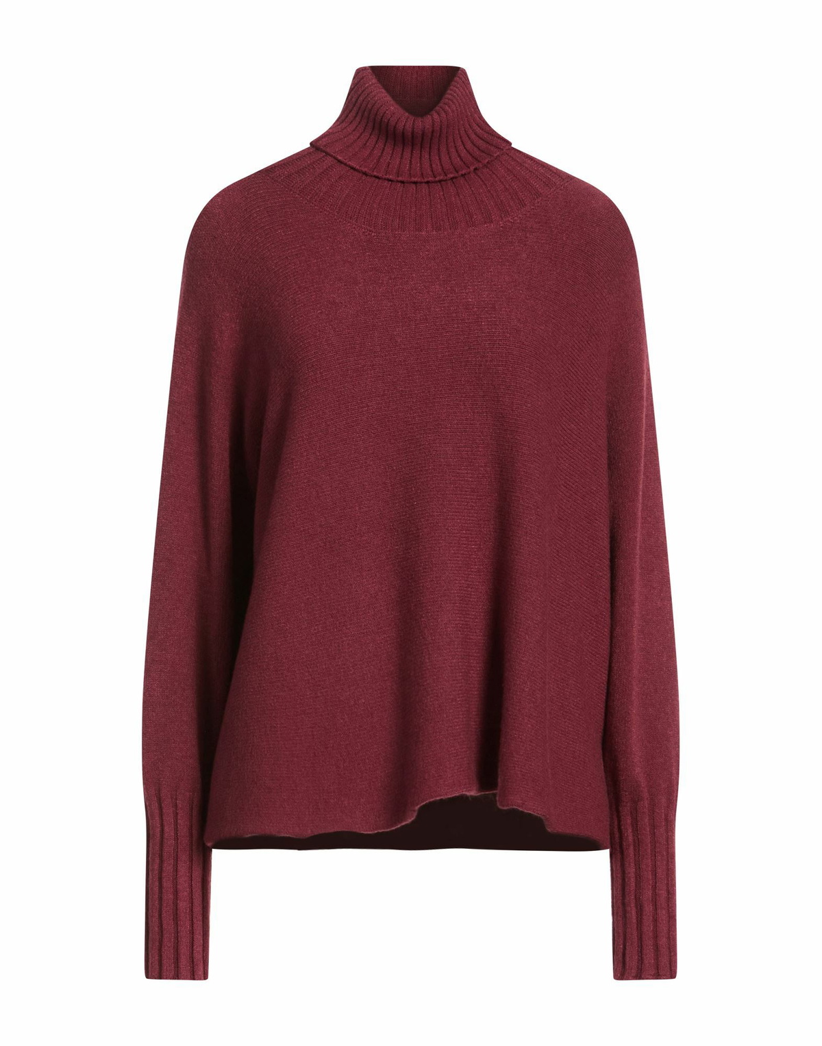 Manila Grace Womens Turtleneck Garnet
