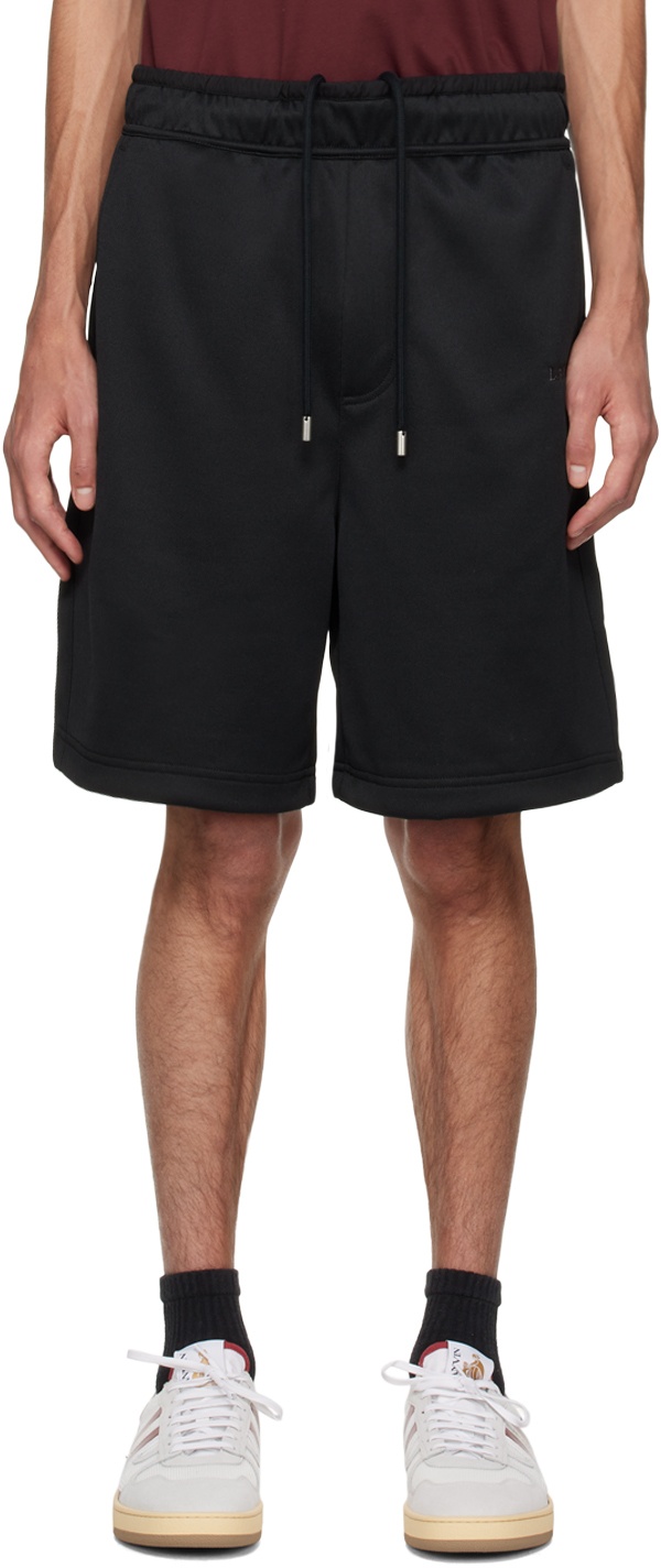 Lanvin Black Embroidered Shorts Lanvin