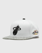 Mitchell & Ness Nba Cement Top Snapback Heat White - Mens - Caps