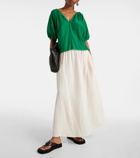 Velvet Indy cotton maxi skirt