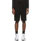 Y-3 Black Nylon Mixed Shorts