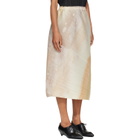 PLEATS PLEASE ISSEY MIYAKE Beige Sea Bubble Midi Skirt