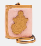 Moncler Genius - 1 Moncler JW Anderson logo leather-trimmed wallet