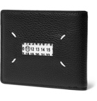 Maison Margiela - Cutout Textured-Leather Billfold Wallet - Black