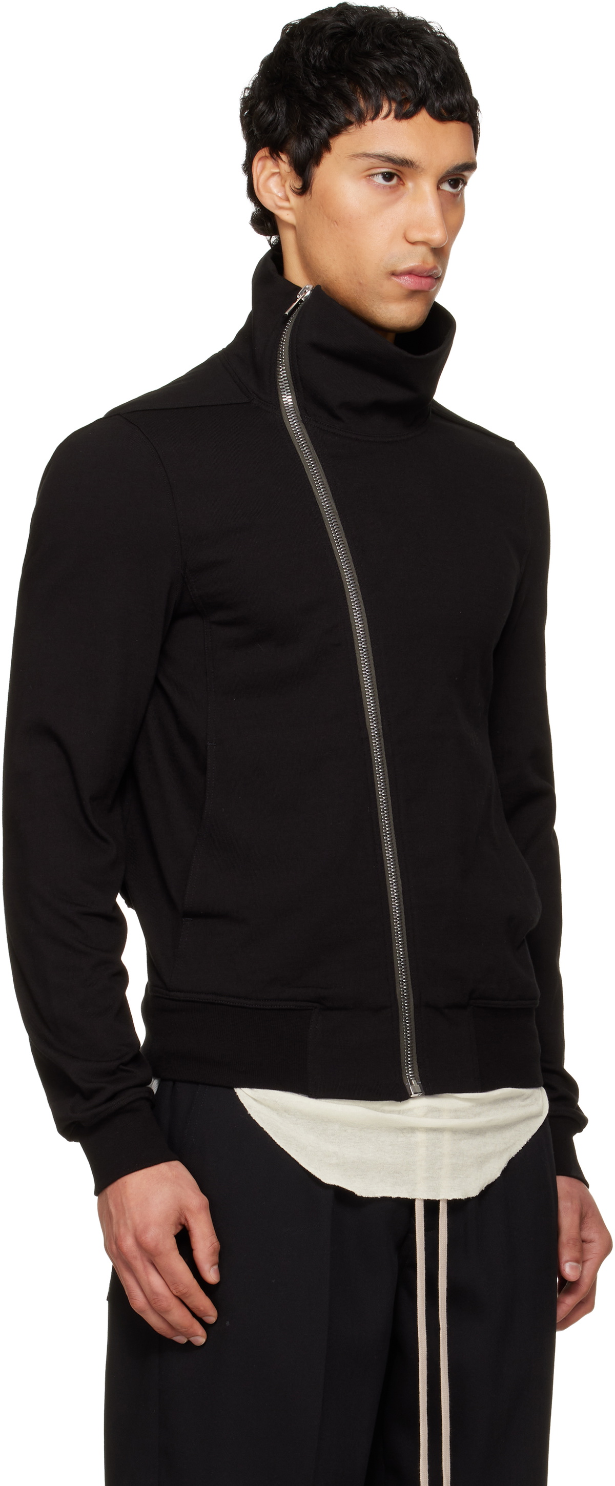 Rick Owens Black Temple Bauhaus Jogger Sweatshirt