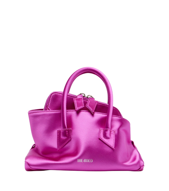 Photo: The Attico La Passeggiata Mini satin top-handle bag