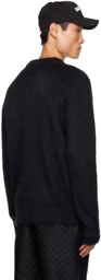 Balmain Black Brushed Sweater